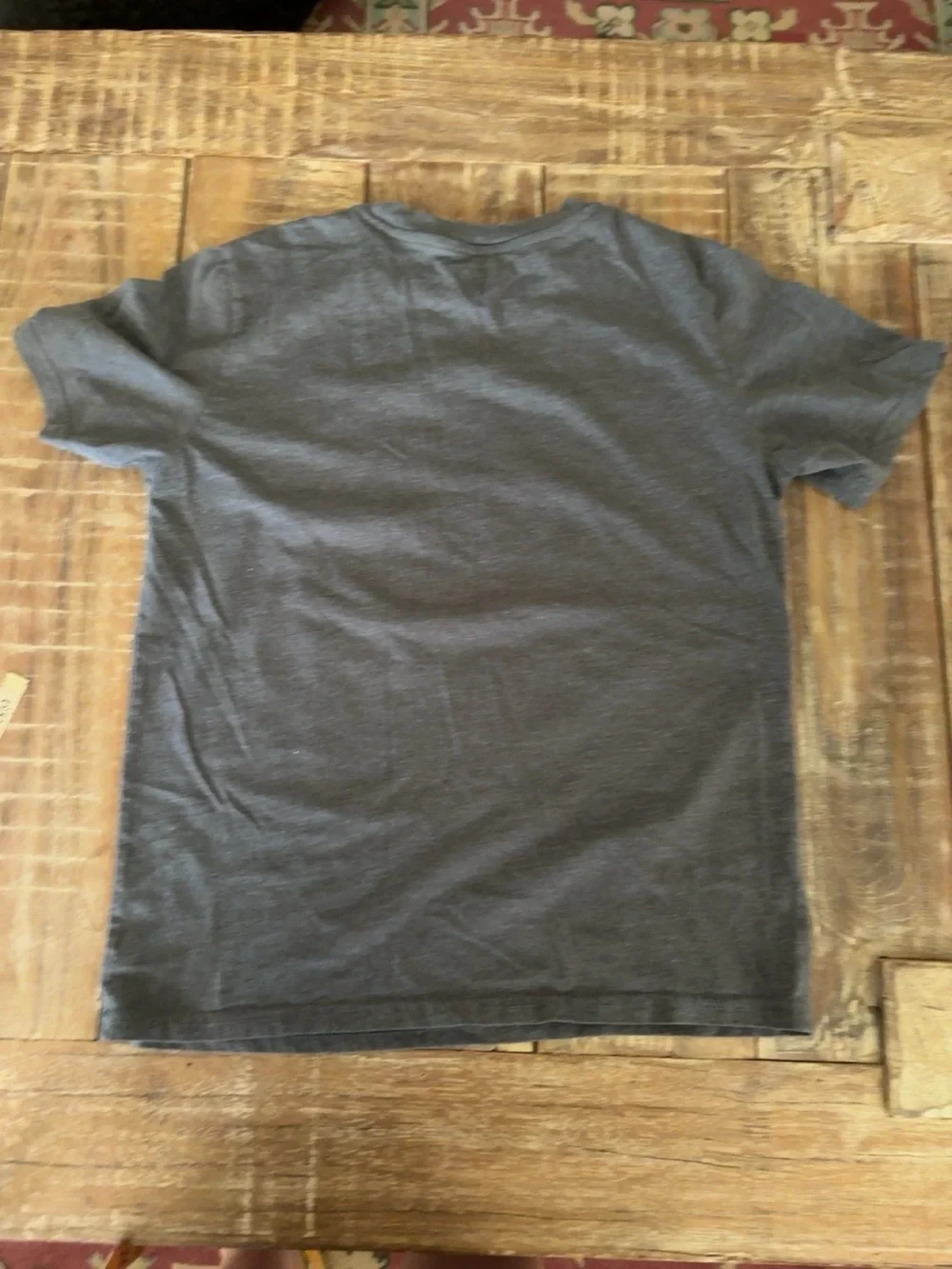 Kids' Black Graphic Tee with Green Haunted House